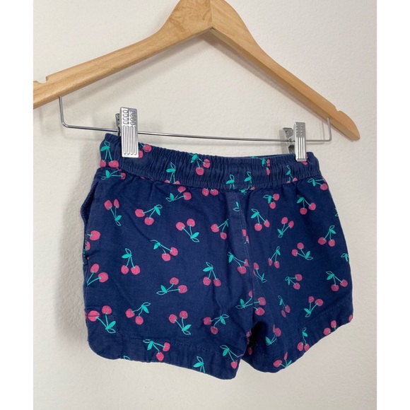 OshKosh 🍒 Cherry Fruit Navy Blue Casual Drawstring Summer Boho Beach Shorts - Picture 11 of 11